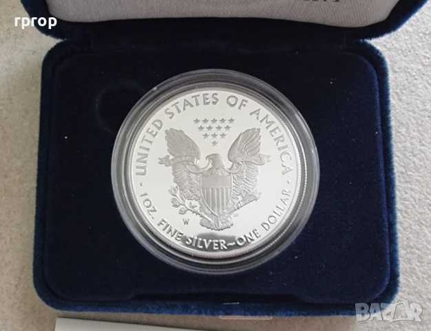 САЩ.
1 долар.
2020 г.
Сребро.
75 години от края на Втората световна война.
, снимка 13 - Нумизматика и бонистика - 50479853