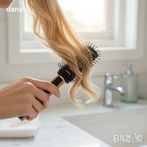 6333 Четка за коса с масажиращи зъбци гребен, снимка 4 - Продукти за коса - 53140322