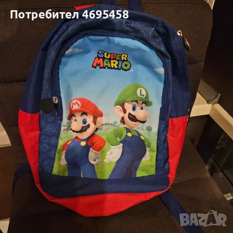 Детска раница Super Mario и яке Benetton 6-7г, снимка 7 - Детски якета и елеци - 56274142