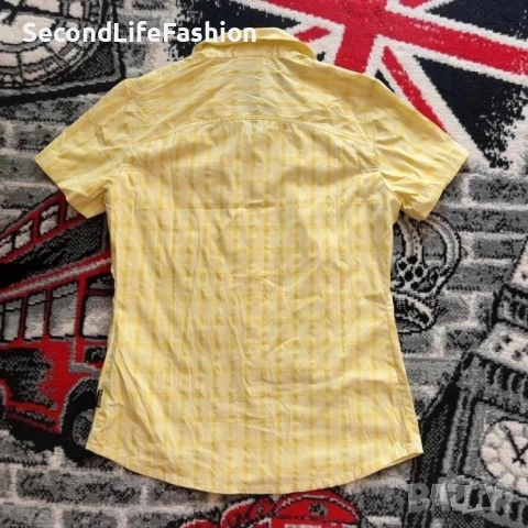 Jack Wolfskin дамска риза с къс ръкав и UV защита размер S, снимка 5 - Ризи - 54167385