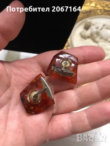 Кехлибарени ръкавели, снимка 7 - Антикварни и старинни предмети - 48911001