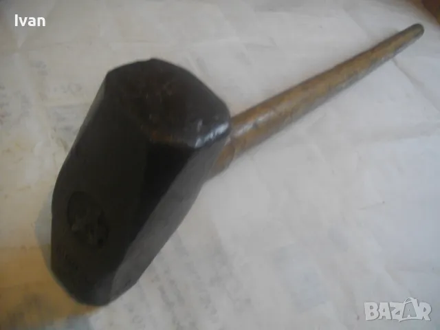 89см/5,2кг НЕМСКИ МАСИВЕН КОВАН РЪЧЕН ЧУК ГОЛЯМ С ГЛАВА 4,0 кг, снимка 11 - Други инструменти - 49829265