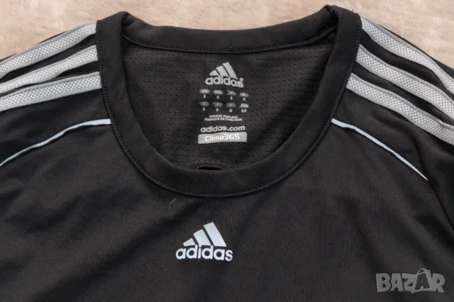 Мъжка тениска Adidas Clima365, черна, снимка 4 - Тениски - 47681739
