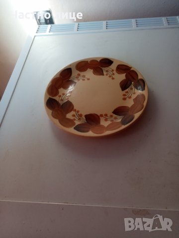 Декоративна чиния за стена-4 лв.Ръчно изрисувана., снимка 1 - Други - 37537429