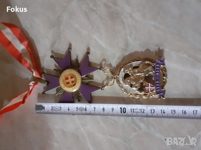 Медал орден Австрия - принц Евгени Савойски, снимка 5 - Антикварни и старинни предмети - 53878620