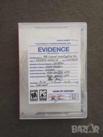 Продавам игра " Evidence: The Last Ritual"