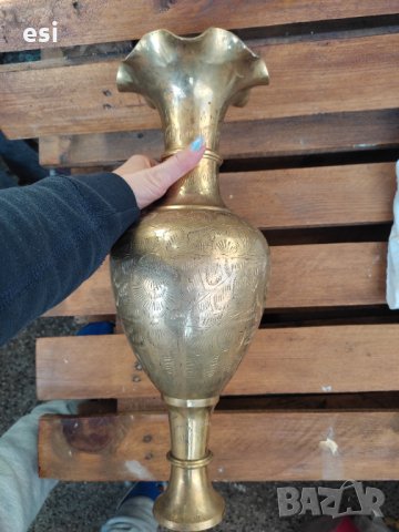 Огромна бронзова ваза, снимка 3 - Други ценни предмети - 35067500