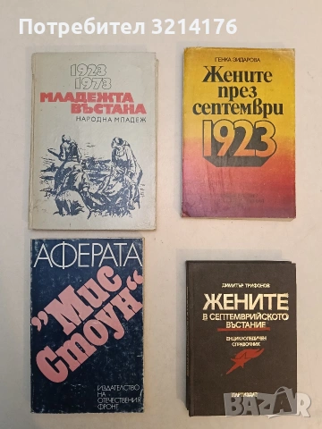 Младежта въстана 1923-1973. Сборник от спомени на участници в Септемврийското въстание