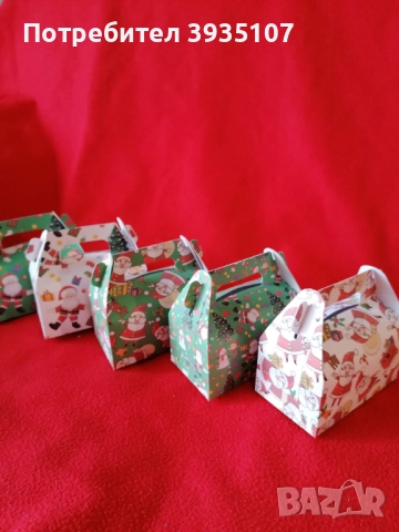 Коледни кутийки за лакомства и подаръци, снимка 2 - Други - 52472194