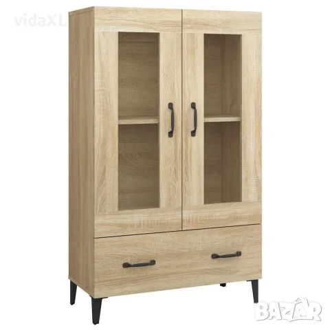 vidaXL Висок шкаф, сонома дъб, 70x31x115 см, инженерно дърво, снимка 1 - Бюфети - 56148106