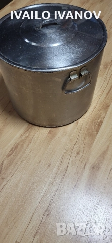 Казан 40литра с капак на Хром Силистра дебела неръждавеика 2мм 