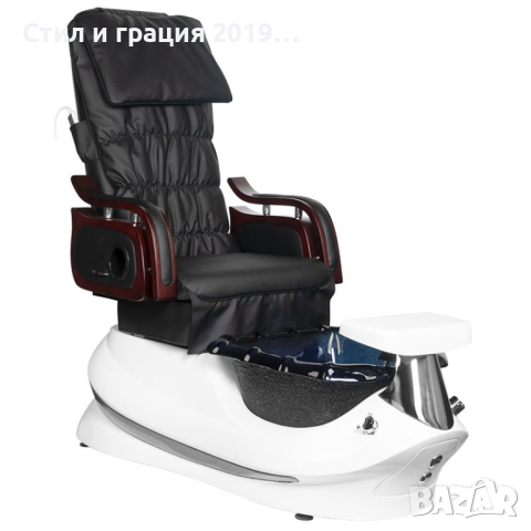 Стол за спа педикюр - масаж AS-261 - черено и бяло