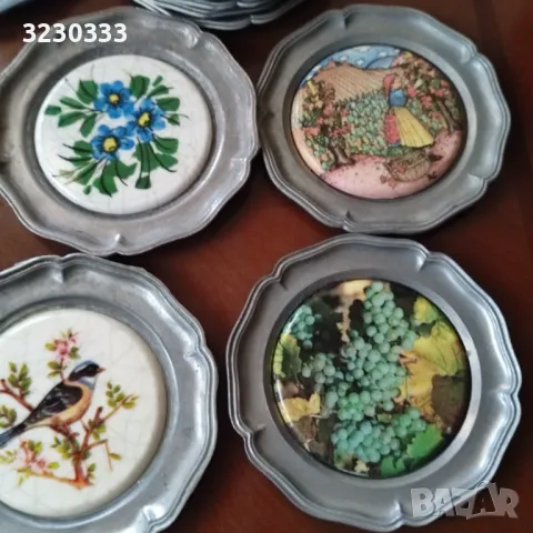 Чинийки за стена,подложки,калаени, снимка 8 - Електронни книги - 49683344