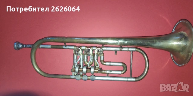 Продавам тромпет Bioll Brno, снимка 3 - Духови инструменти - 53992454