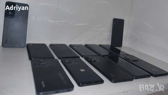 12 броя работещи телефона Samsung/Redmi/Huawei/Realme/TCL