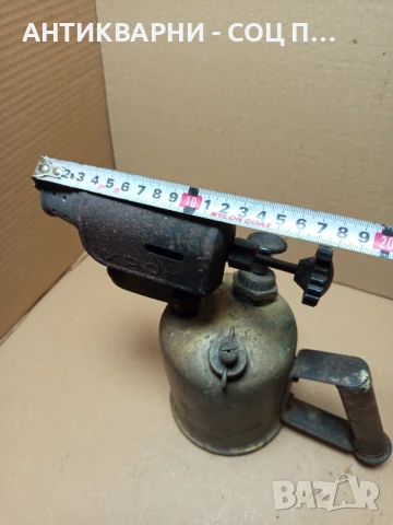 Соц Стара Бензинова Лампа Горелка., снимка 8 - Антикварни и старинни предмети - 50648589