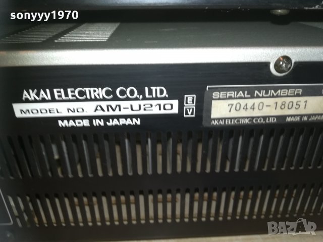 akai ampli & akai tuner-внос france, снимка 16 - Ресийвъри, усилватели, смесителни пултове - 30258469