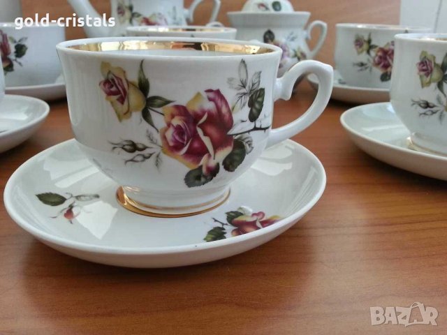 Руски порцеланов сервиз за чай , снимка 10 - Антикварни и старинни предмети - 30295651