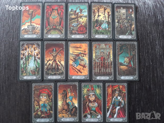 Вълшебни таро карти: Elemental Wisdom Tarot & Dark Mansion Tarot & Slavic Legends Tarot, снимка 11 - Карти за игра - 34659537