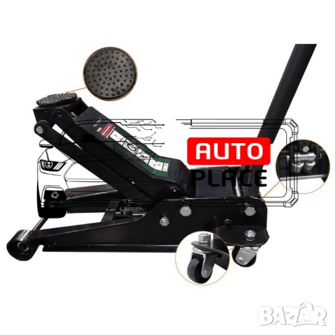 Крик тип крокодил 4 тона 95 - 560мм RockForce, снимка 2 - Други инструменти - 54026570