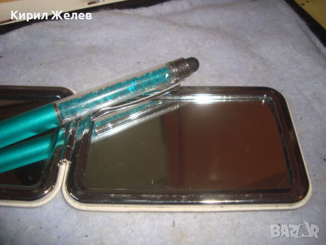 СТИЛНО ДАМСКО МЕТАЛНО ВИНТИДЖ ОГЛЕДАЛЦЕ АЙФЕЛОВА КУЛА ПАРИЖ ДВОЙНО СГЪВАЕМО 32169, снимка 4 - Други - 38288801