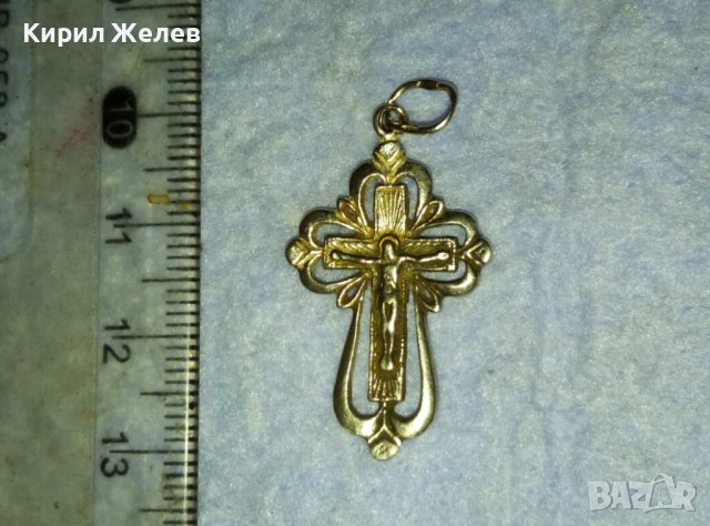СТАРО СРЕБЪРНО РАЗПЯТИЕ КРЪСТЧЕ КРЪСТ СРЕБРО РЪЧНА АЖУРНА МАЙСТОРСКА ИЗРАБОТКА 40045, снимка 11 - Антикварни и старинни предмети - 42404949
