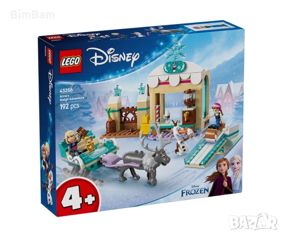 Конструктор LEGO® Disney 43256 - Приключението с шейна на Анна