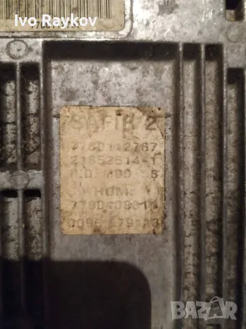 Компютър Двигател ECU 7700112767, SAFIR2 от Renault Kangoo 1.2 , снимка 3 - Части - 47694255