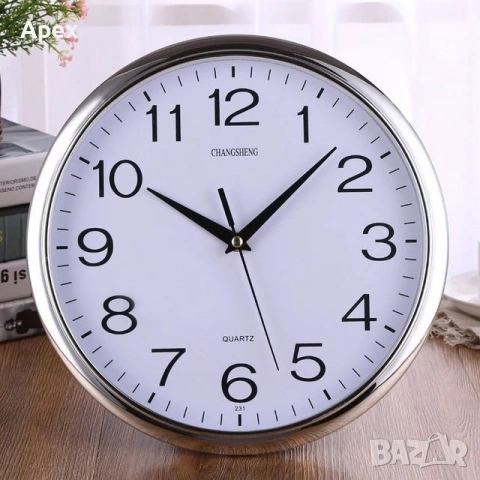 Стенен Часовник с Аналогов и LED Дисплей. Дигиталени Часовници с Термометър. LED Стененни Часовници, снимка 10 - Стенни часовници - 54011168