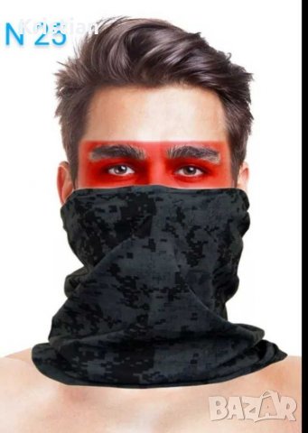 Камуфлажни маски - мотор, шал, бандана, ,колело, зимна маска, снимка 8 - Спортна екипировка - 27364381