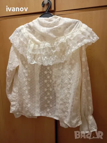 Дамска блуза елегантна Azara Paris , снимка 4 - Блузи с дълъг ръкав и пуловери - 50336153