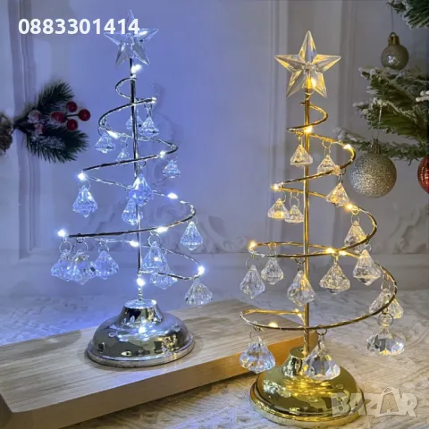 Светеща Коледна елха LED, снимка 3 - Други - 47300983