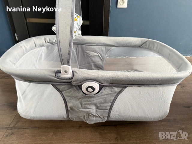 “Lionelo Bella 2 in 1” Бебешка люлка със седалка и кош, снимка 15 - Детски люлки - 54316687