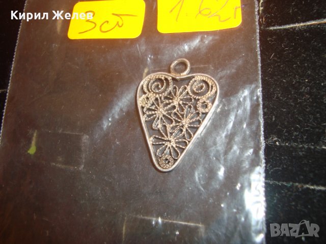 СТАРА СРЕБЪРНА ФИЛИГРАННА ВИСУЛКА 75371, снимка 7 - Антикварни и старинни предмети - 30376190