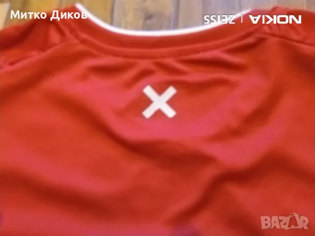 Футболна тениска на Дания Хумел размер С, снимка 6 - Футбол - 48042129