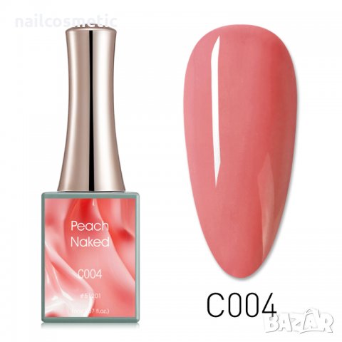 Canni Uv&Led гел лак Peach Naked серия - 16 мл, снимка 6 - Продукти за маникюр - 30678596