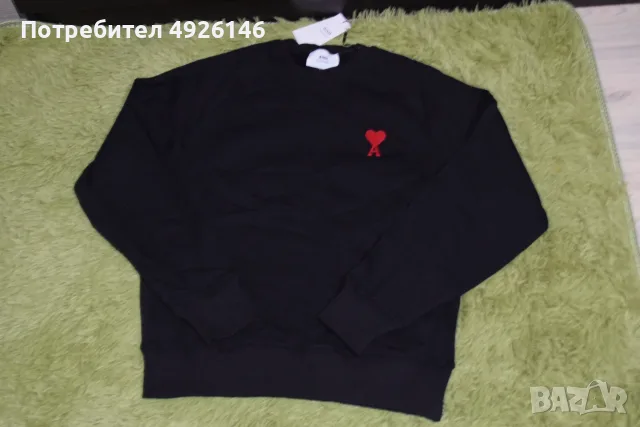 ЧИСТО НОВ! Ami Paris Sweatshirt Суичърт Блуза, снимка 2 - Суичъри - 55754151