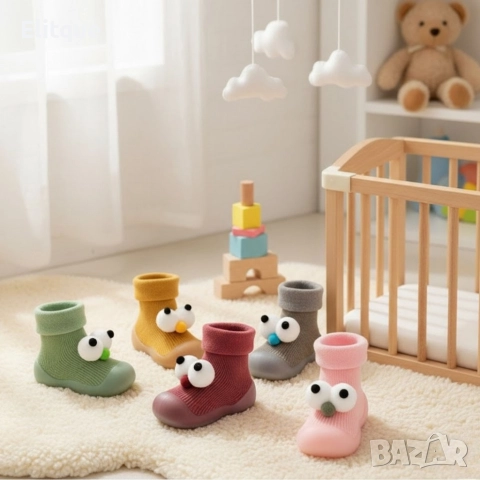 Детски есенни обувки с чорап и очички, различни номера и цветове W SHOE1