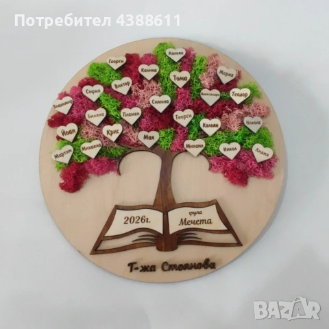 Подарък за учител, снимка 3 - Декорация за дома - 54102045