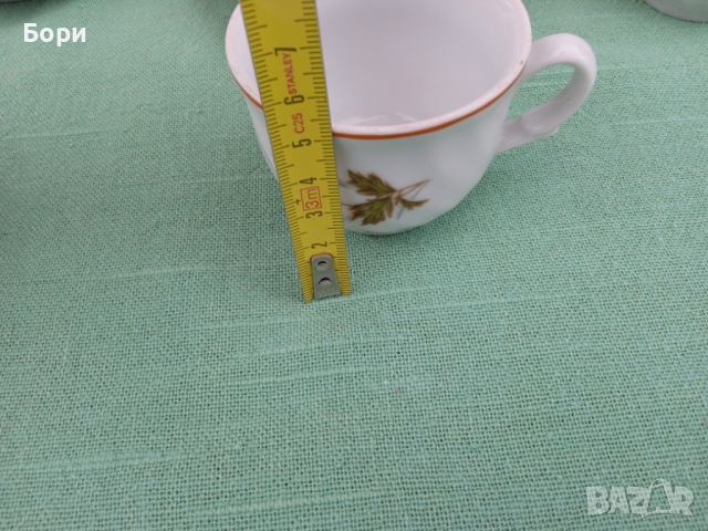 Чаши за кафе порцеланови комплект, снимка 9 - Чаши - 36575434