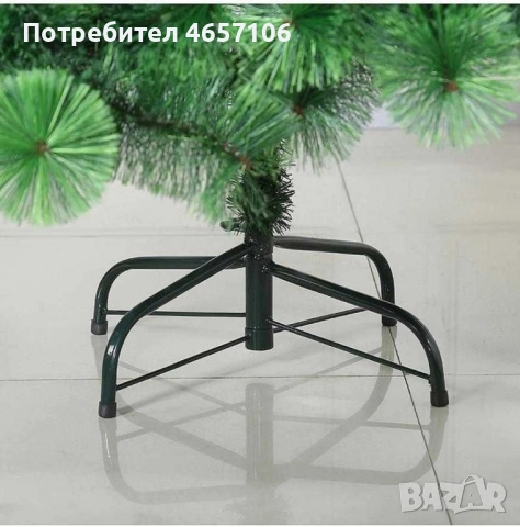 Елха естествено зелена с шишарки, снимка 8 - Изкуствени цветя - 52494037