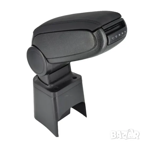 Подлакътник за Seat Ibiza 2002-2008 от черна еко кожа