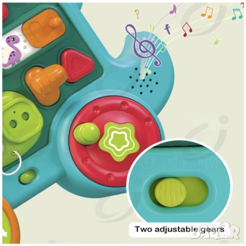 Бебе динозавърче със забавни дейности, музика и светлина, снимка 5 - Образователни игри - 52408456