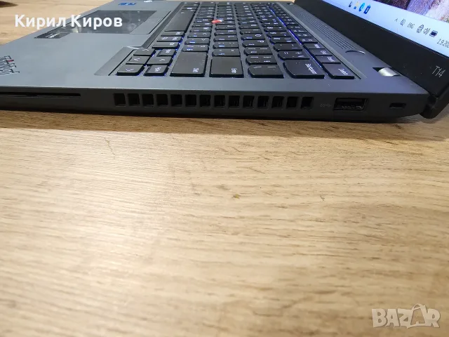 Lenovo ThinkPad T14 Gen 3 | Intel  i7 1260P 12 ядра 4.70 Ghz| 16GB RAM | 128GB SSD | 14" WUXGA, снимка 4 - Лаптопи за работа - 55963550