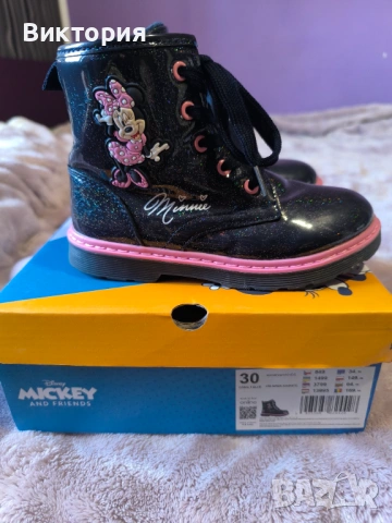 Детски ботуши Мини Маус , снимка 2 - Детски боти и ботуши - 53095571