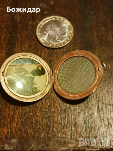 Старо Позлатено Колие. За влюбени., снимка 4 - Колекции - 52543744