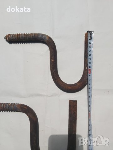 Стара кука за изолатор-2бр., снимка 3 - Други ценни предмети - 40766466