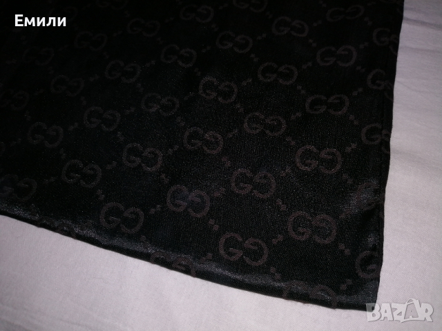 Gucci оригинална противопрахова торбичка монограм в кафяв цвят, снимка 8 - Чанти - 44673682