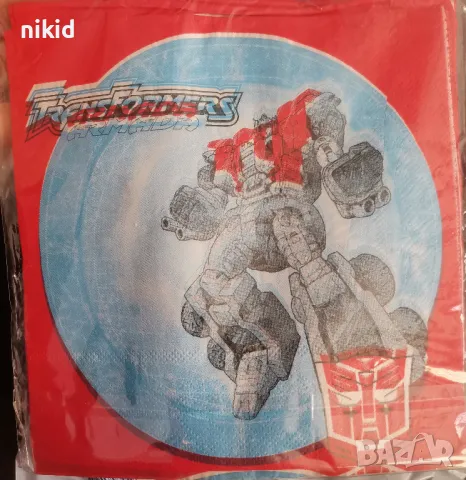 Трансформерс transformers Трансформърс робот роботи 10 парти салфетки рожден ден, снимка 3 - Аксесоари за кухня - 36274334