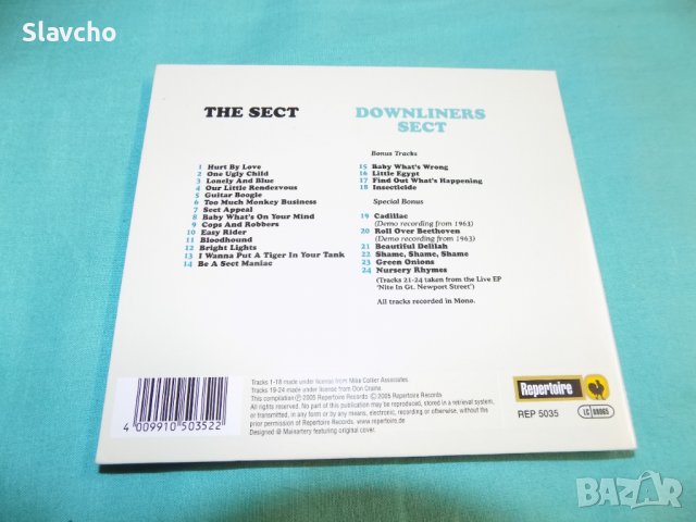 Компакт диск на група - Downliners Sect – The Sect (1964, CD), снимка 7 - CD дискове - 39385994
